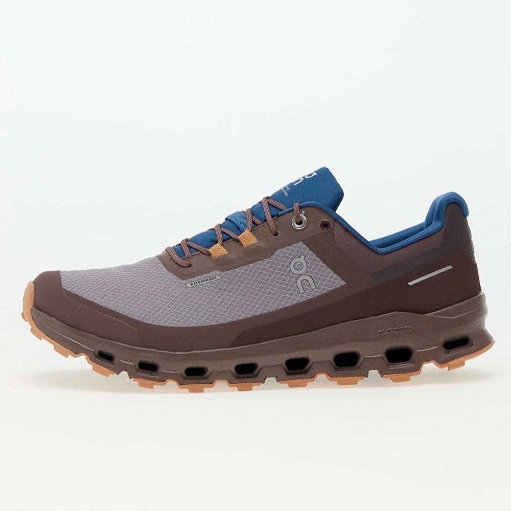 On Cloudvista Waterproof in Zinc/Grape Size 7 - Picture 2 of 13